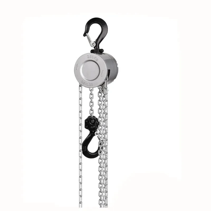 250Kg Aluminium Alloy Made Light Duty Tiny Mini Manual Hoist Hand Chain Block
