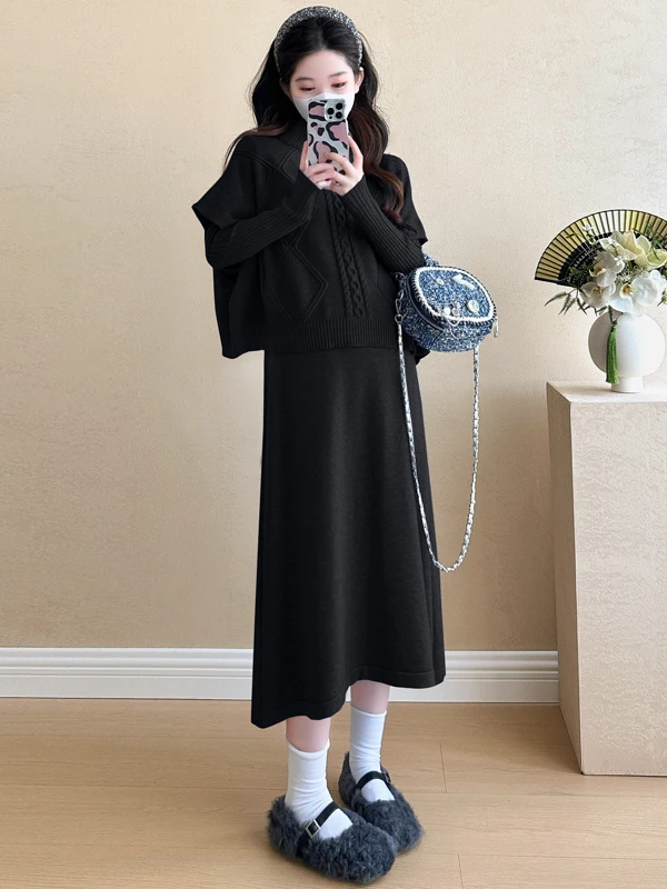 set-abito-premaman-in-maglia-autunno-inverno-nuovo-2026-stile-coreano-con-pancia-nascosta-top-e-gonna-alla-moda-foderati-in-cotone