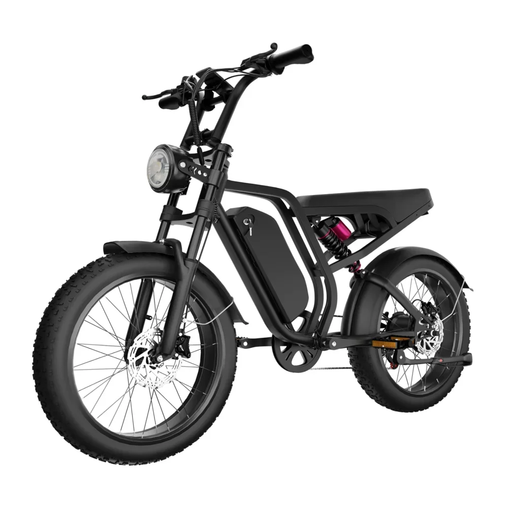 AliExpress Electric Bike BLUVALL SU8 1500W Powerful Motor 52V20AH Removable Battery E-bike Hydraulic Brake 20*4 Inch Fat Tire Electric Bike