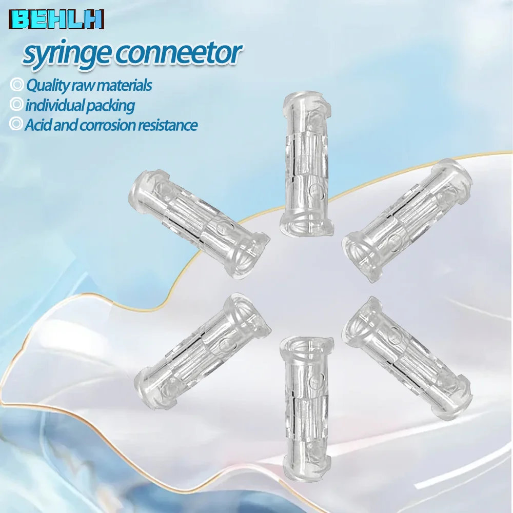 

Luer Thread Connector Pp Material Transparent Syringe Double-Way Connector Easy And Durable Use In Sterile Environment Drug Guid