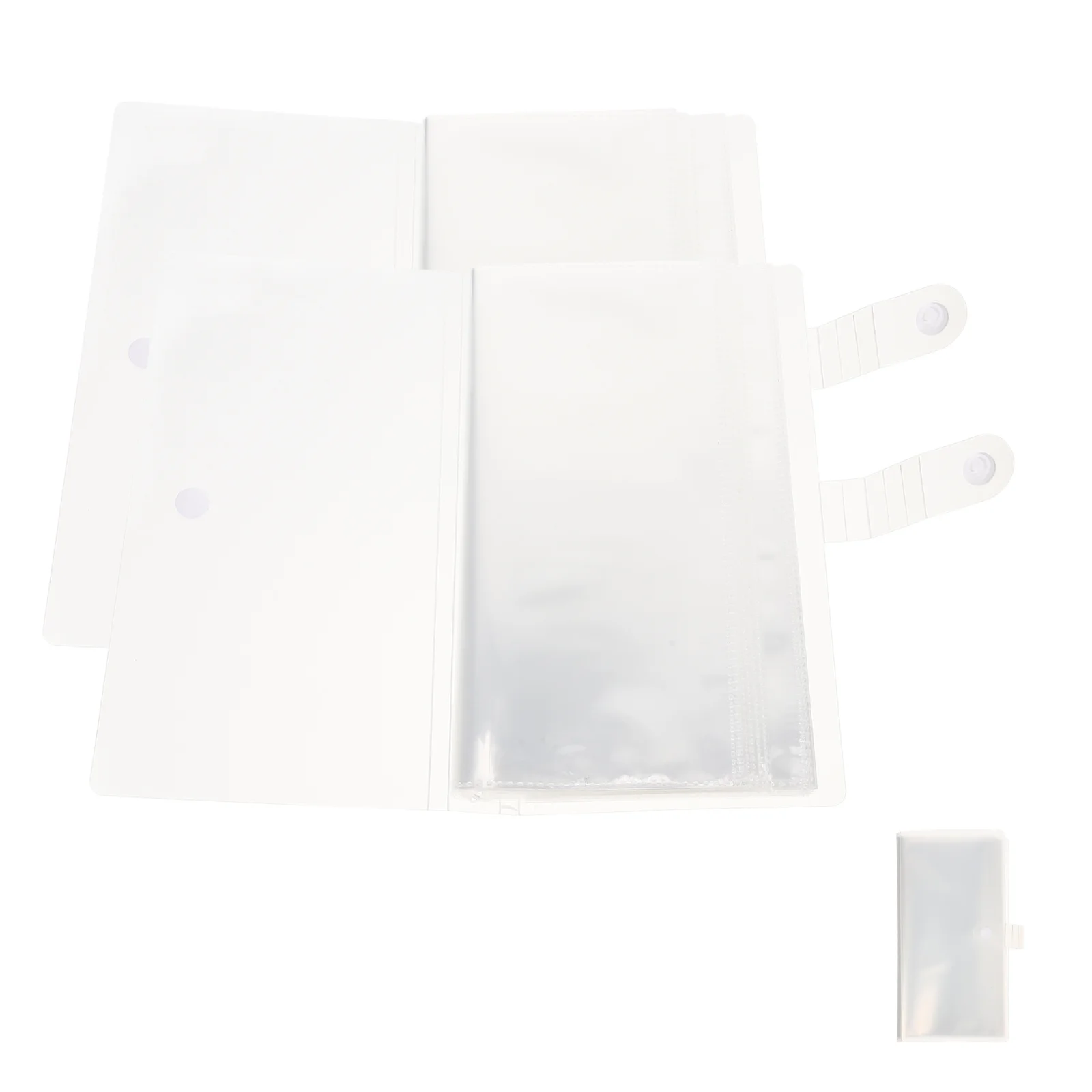 2 stks Tickets Opslag Houder Transparant Album Voor Filmconcert Reizen Tickets Collectie Plastic Fotokaart Organizer Geheugen