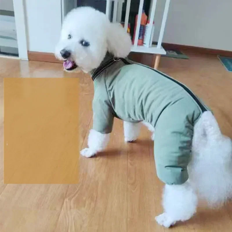 Boy Dog Clothes Winter Girl Dog Clothing Jumpsuit Rompers Puppy Pomeranian Poodle Bichon Frise Schnauzer Pet Costume Outfit