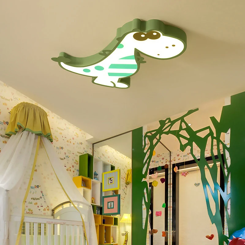 

Kids Room Ceiling Lamp For Children Bedroom Lighting Led Remote Control Dinosaur Animal Boy Room Ceiling Light Kids Room Nursery