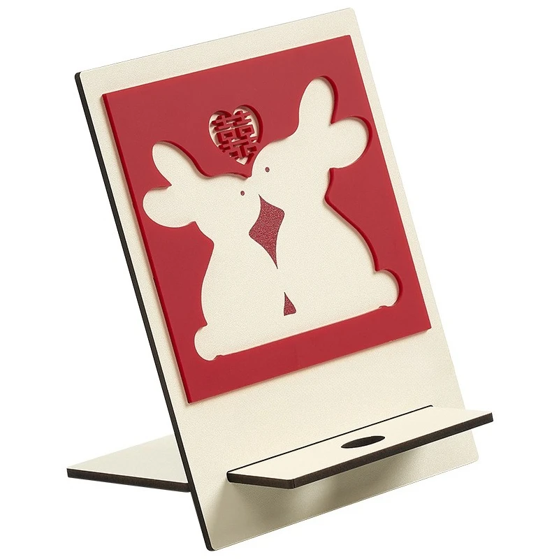 

Mascot wind chime pendant, mobile phone holder creative desktop ornament