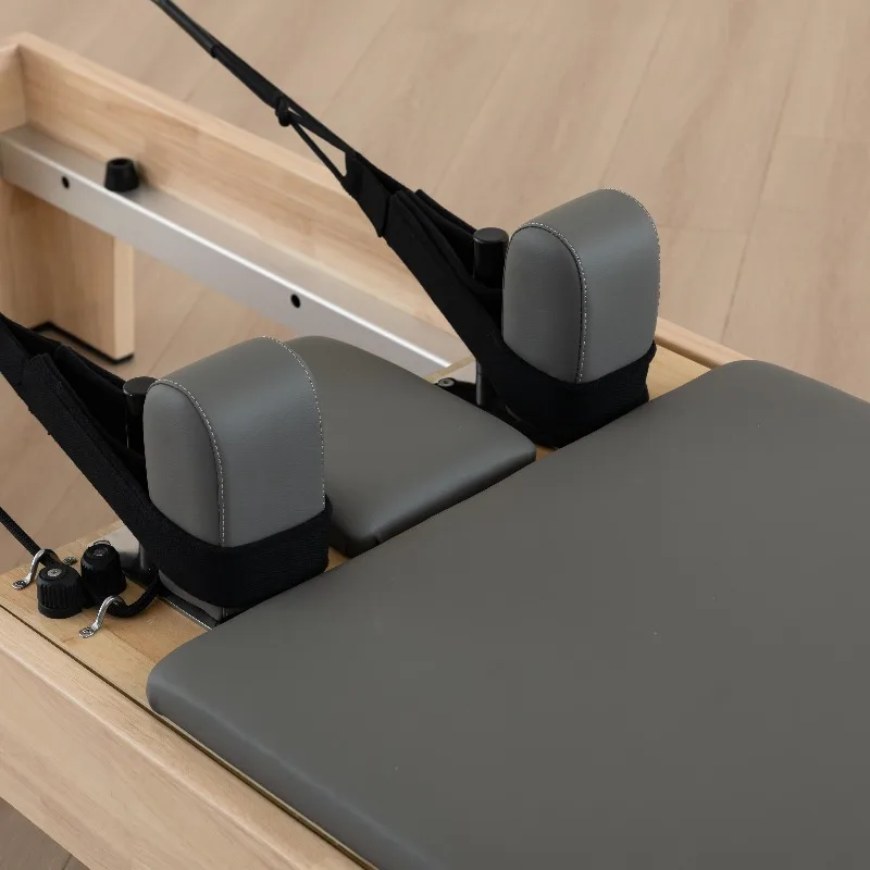 

YTYIN Oak Wood Pilates Reformer | Professional Yoga Training & Home Gym Fitness Equipment For Sale