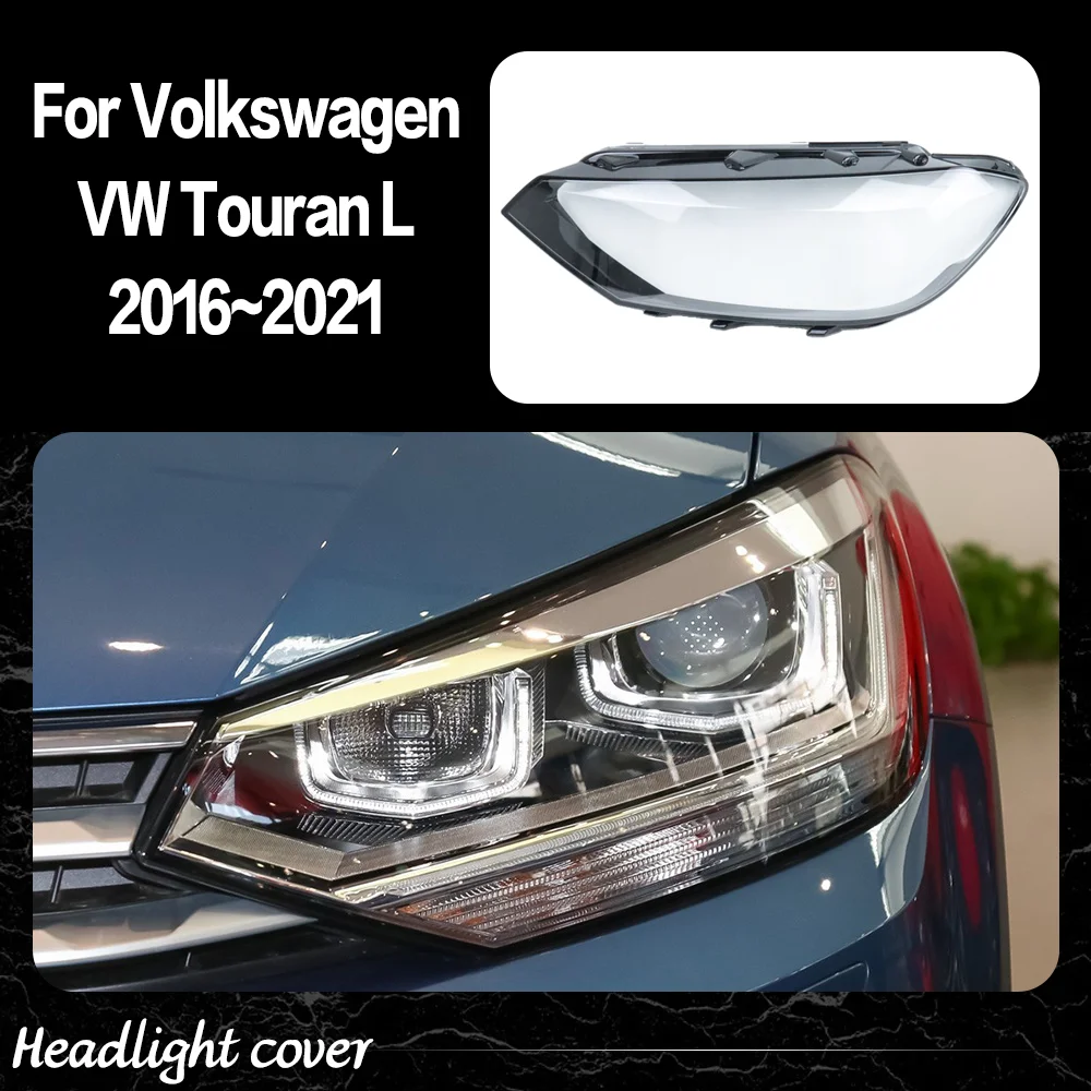 

Headlight Cover For Volkswagen VW Touran L 2016 2017 2018 2019 2020 2021 Transparent Headlamp Lens Replace Original Lampshade