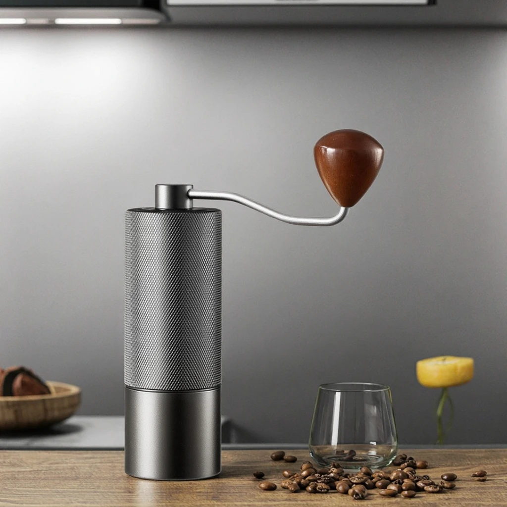 فلاش بيع خمس نجوم رمادي مطحنة القهوة مكرنك اليد دائم مطحنة حبوب البن أداة لتخمير القهوة المنزلية #1