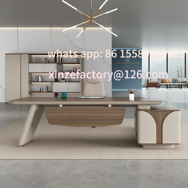 

Customizable boss desk simple modern