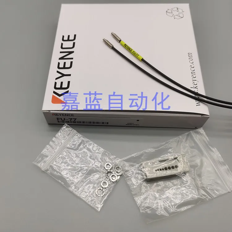 KEYENCE FU-77 M4 Diameter Fiber Optic Sensor - Mutual Detection Type for Precision Measurement And Control