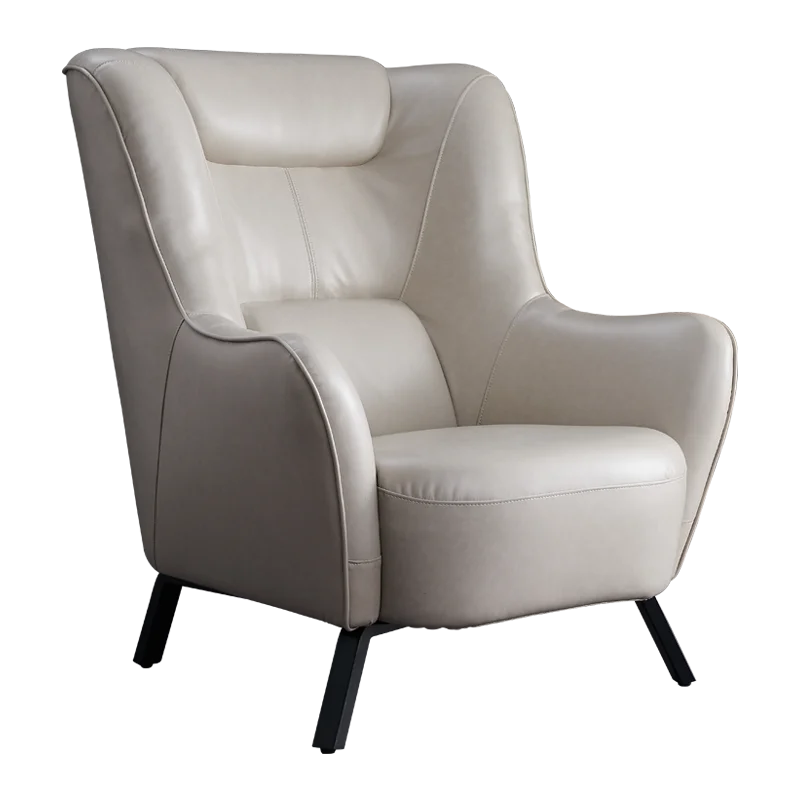 White Relax Living Room Chairs Nonslip Simple Balcony Ergonomic Nordic Chairs Floor Modern Single Fauteuil Salon Home Furniture