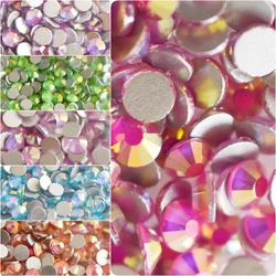 Misty Series 1440PCS SS16 Glass New Mistyrose MistyGreen FlatBack strass decorazioni per unghie Glitter Diamond Part Supplies