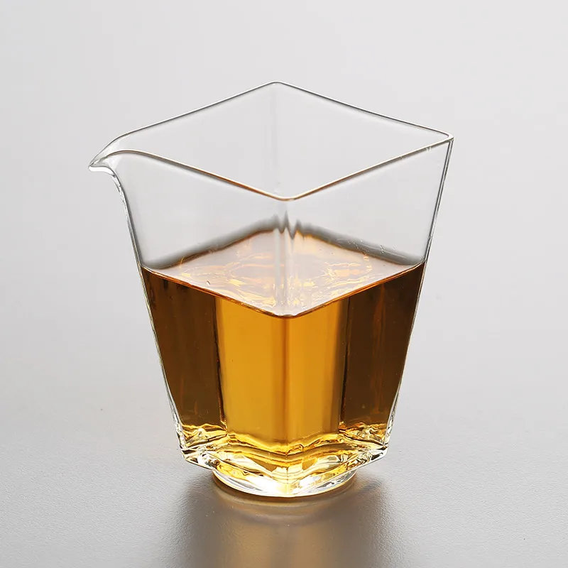 

Japanese Sle High Borosilie Glass Thiened Heat Resistant Simple Home Use Gongfu Tea Set Public Cup Reasonable Pot