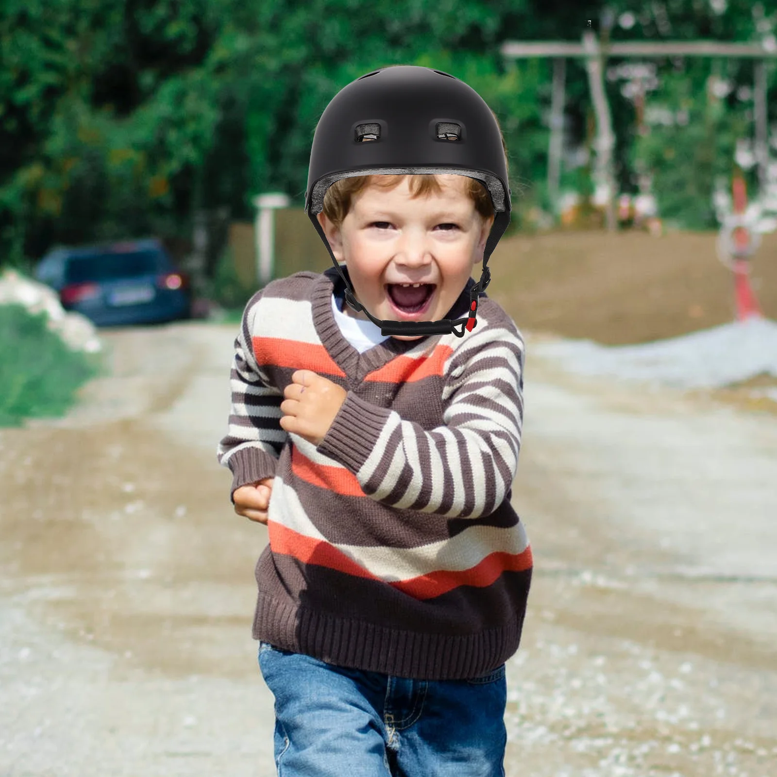 لوح تزلج للبالغين قابل للتنفس وخفيف الوزن وواقي رأس للتزلج والرياضات الخارجية وركوب الدراجات