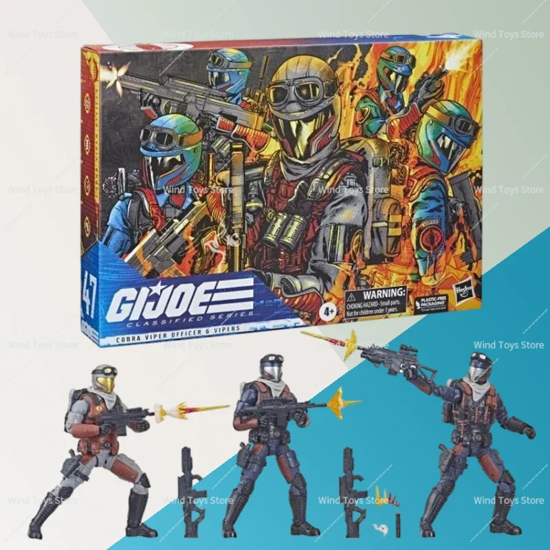 

In Kg, I. Action Figures of The Classified Series of Joe, Viper, Officer, Vipers, Troop Builder, in Stock
