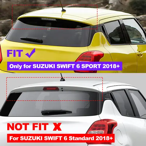 12 best sales suzuki swift rear spoiler - №4