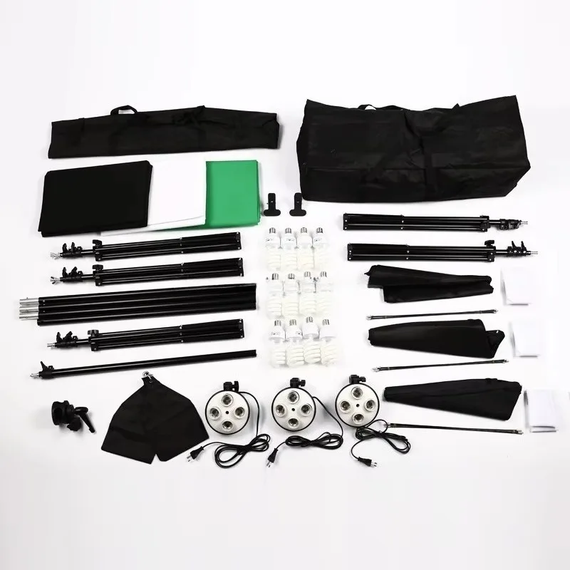 Photo Studio Aluminum Alloy for Light Stand Background Photography Lighting Kit Portable Flexible