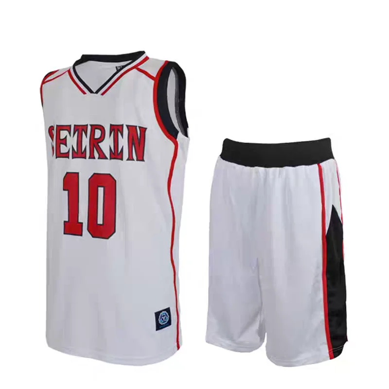 نمط جديد Kuroko لا سلة جيرسي مجموعة أنيمي زي كرة السلة ل Touou Rakuzan Kaijo Seirin Teiko Shintaro تأثيري حلي