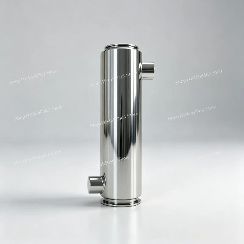 304 Stainless Steel Heat Exchanger OD64mm Height 350mm Professional Accessory For Continuous Still Equipment