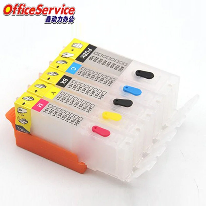 BCI-350 BCI-351 Refillable Ink Cartridge For Canon iP7230 MX923 IX6830 IP8730 MG5430 MG5530 MG6330 MG6530 MG7130 printer