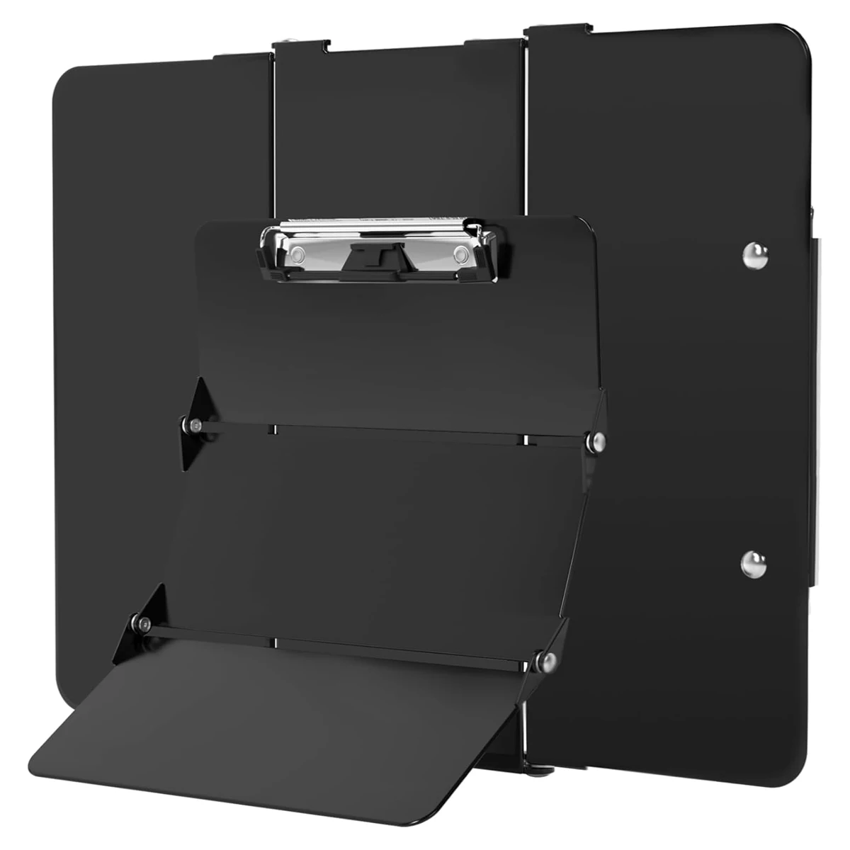 

Черный буфер обмена для кормления, складная версия, алюминиевый 4-слойный карманный карман для ручек, карман с зажимом для медсестер, школьных врачей