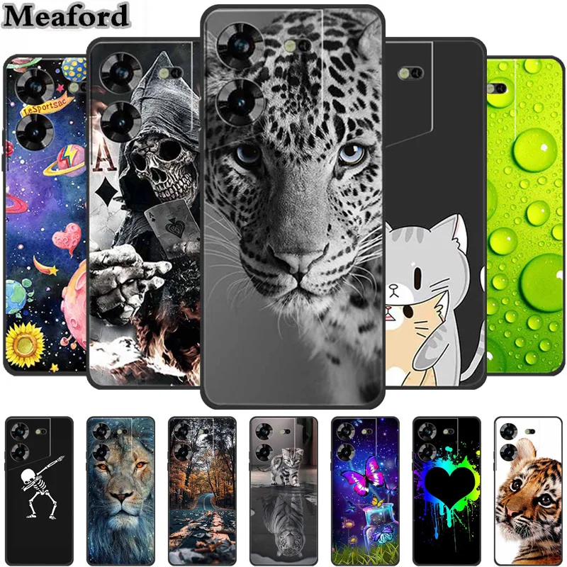 Case For Tecno Pova5 Fashion TPU Soft Silicone Phone Cases Cover for Tecno Pova 5 TecnoPova 5 2023 Cartoon Cute Shockproof Capa