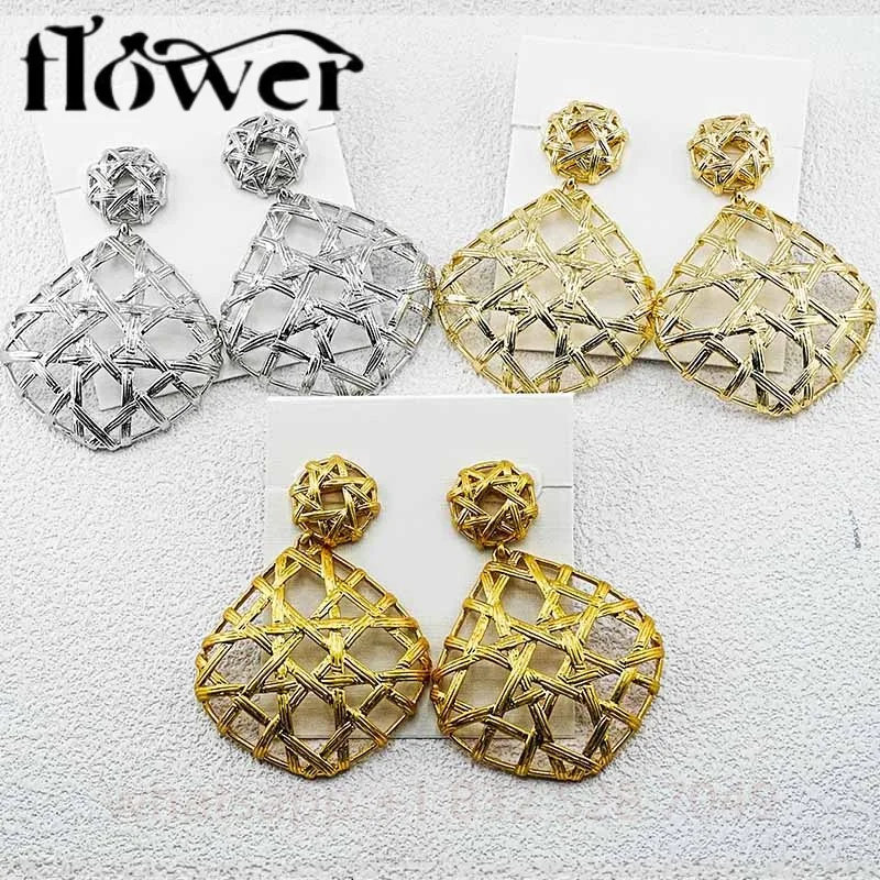 KS ماركة مجوهرات الذهب وأقراط امرأة هدية عيد الميلاد بيجو acier inoxydable الأزياء والمجوهرات