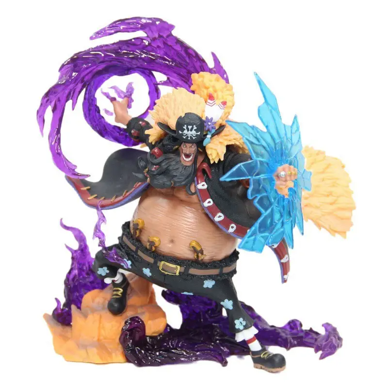 22cm Blackbeard Marshall D Teach Figures Manga One Piece Anime Figure Black Beard GK Statue Model Collection Room Ornament Gift