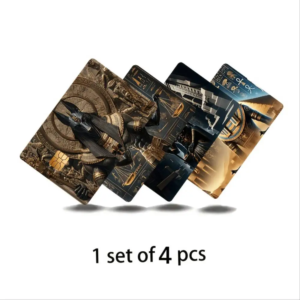 Anubis Egyptian God Credit Card Sticker Bubble Free High Quality PVC Decal For EBT Debit Transit Small Chip Cards