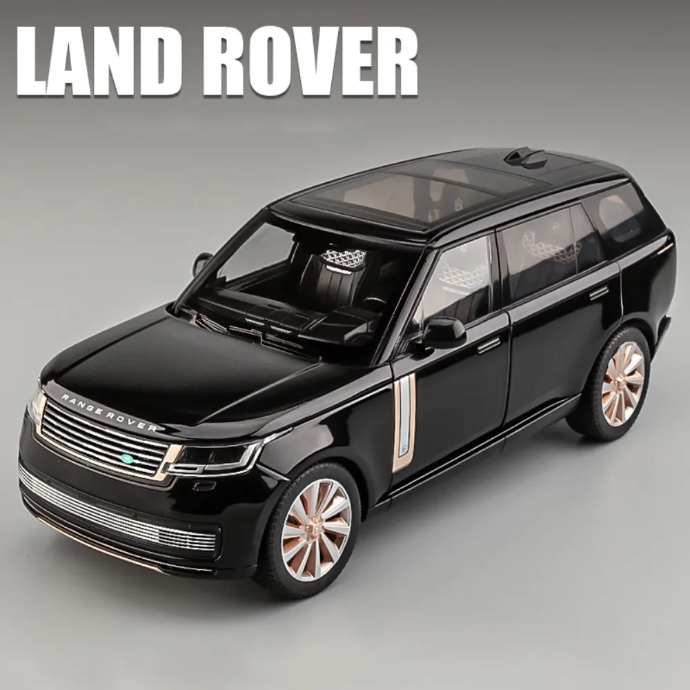 

Масштаб 1:18 Land Rover Range Rover УАЗ Хантер, рулевое колесо, амортизирующие двери, открытые модели внедорожников для детей, подарок
