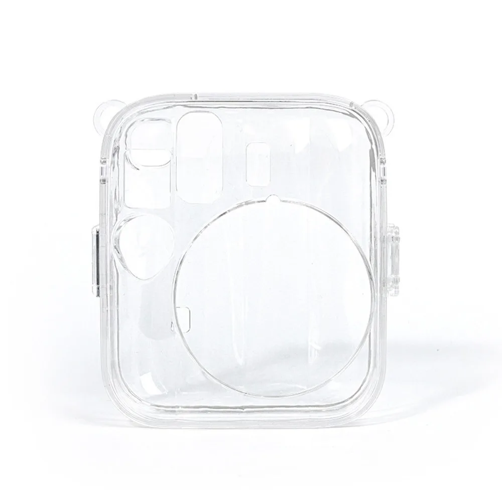 Rainbow Strap Instant Camera Case Anti Scratch Shockproof Protective Cover Clear Crystal for Fujifilm Instax Mini 13
