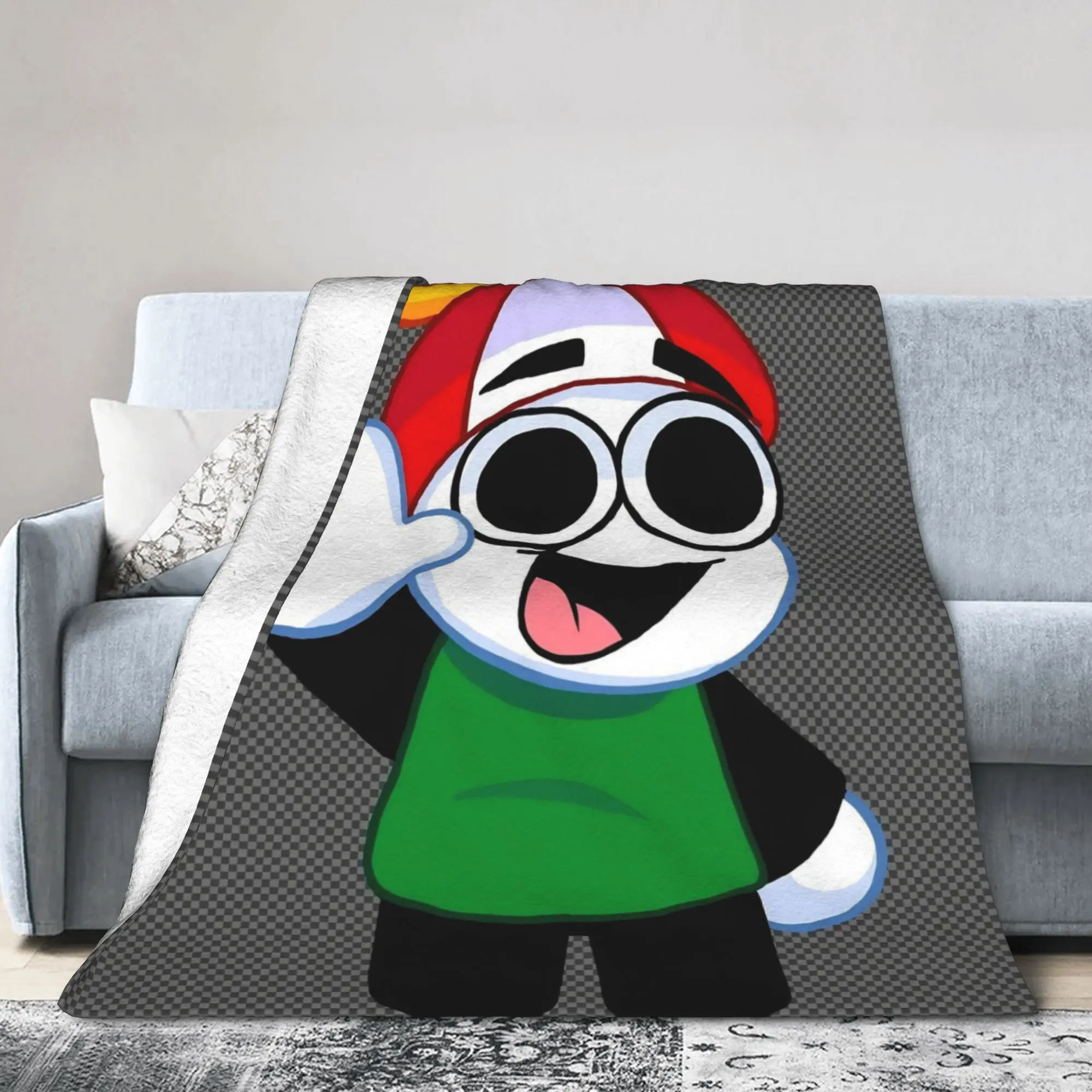 Omenaso Youtuber Gaming Coral Fleece Plush Throw Blanket  Blanket for Bedding Car Super Soft Bedspread