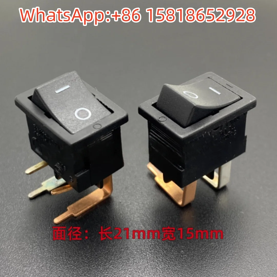 2pcs CHILY 3024 Button 4 Pins 2 Gears High Current 16A Boat-Shaped Power Rocker Button Qili Boat-Type Switch