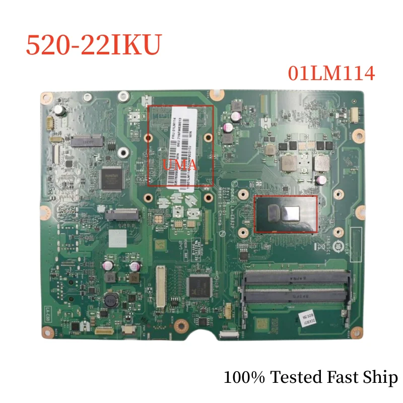 

LA-E882P For Lenovo IdeaCentre 520-22IKU AIO Motherboard 01LM114 With I3-4415U Mainboard 100% Tested Fast Ship