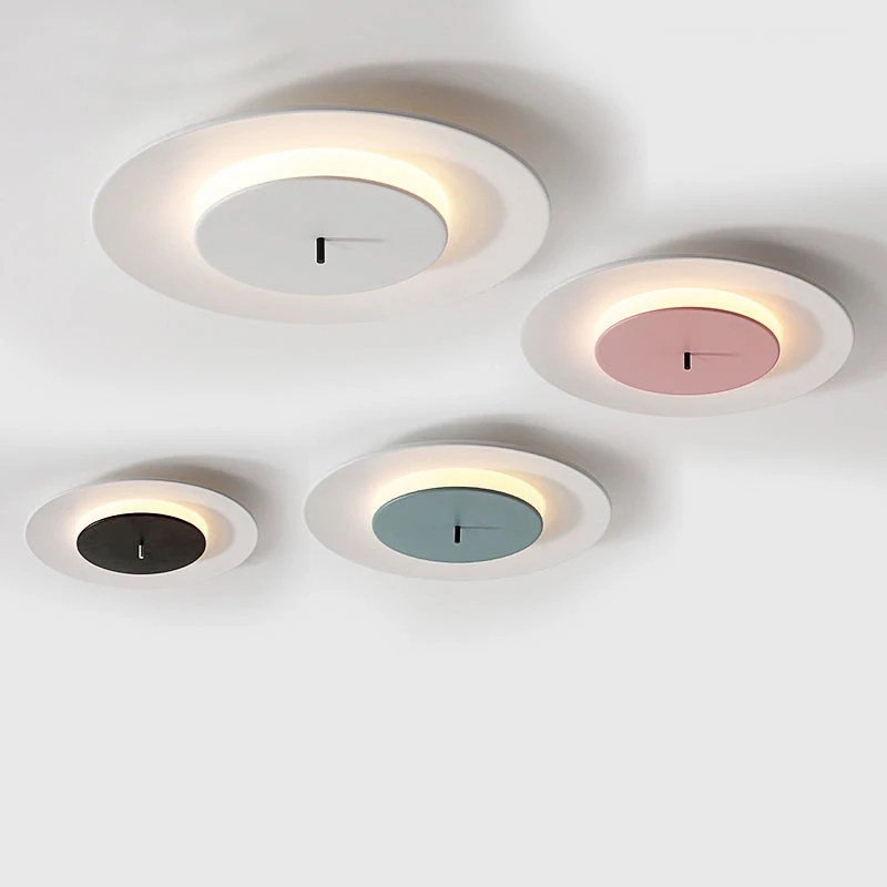 

Round ceiling lamp Modern minimalist creative children's room Nordic bedroom ceiling lamp