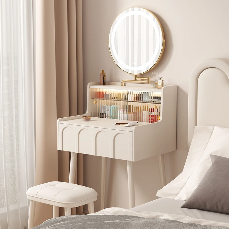 

Girls Modern Dressing Table Miniature Classic Solid Wood Dressing Table Luxury Vanity Coiffeuse De Chambre Home Furniture