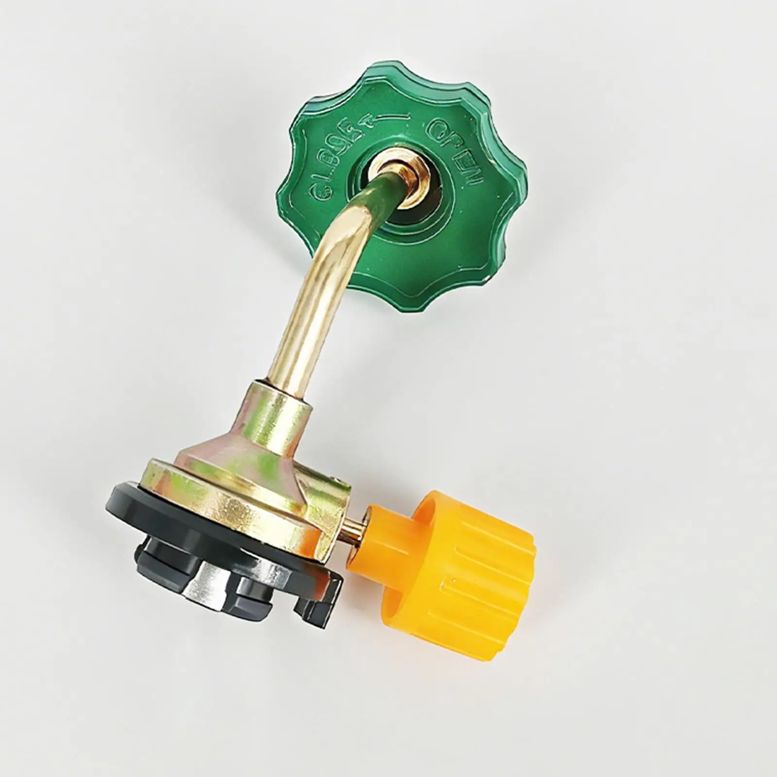 

Gas Tank Refill Adapter Copper Zinc Alloy Portable Canister Converter Camping Gas Accessories for Outdoor Cooking