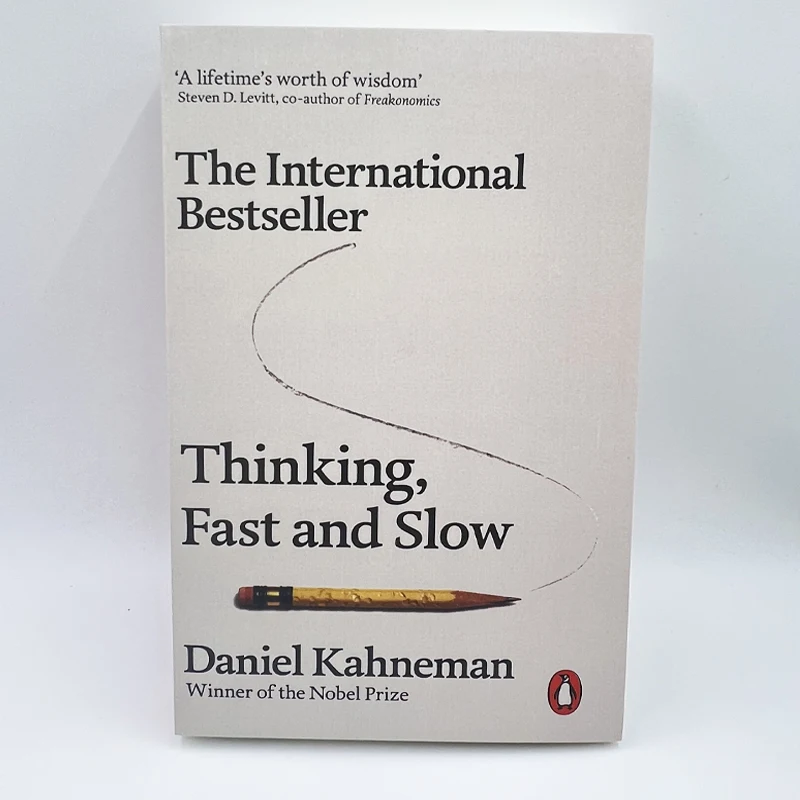 Thinking Fast and Slow Reading English Books Adult  A Lifetimes Worth of Wisdom Economic Management Books Daniel Kahneman