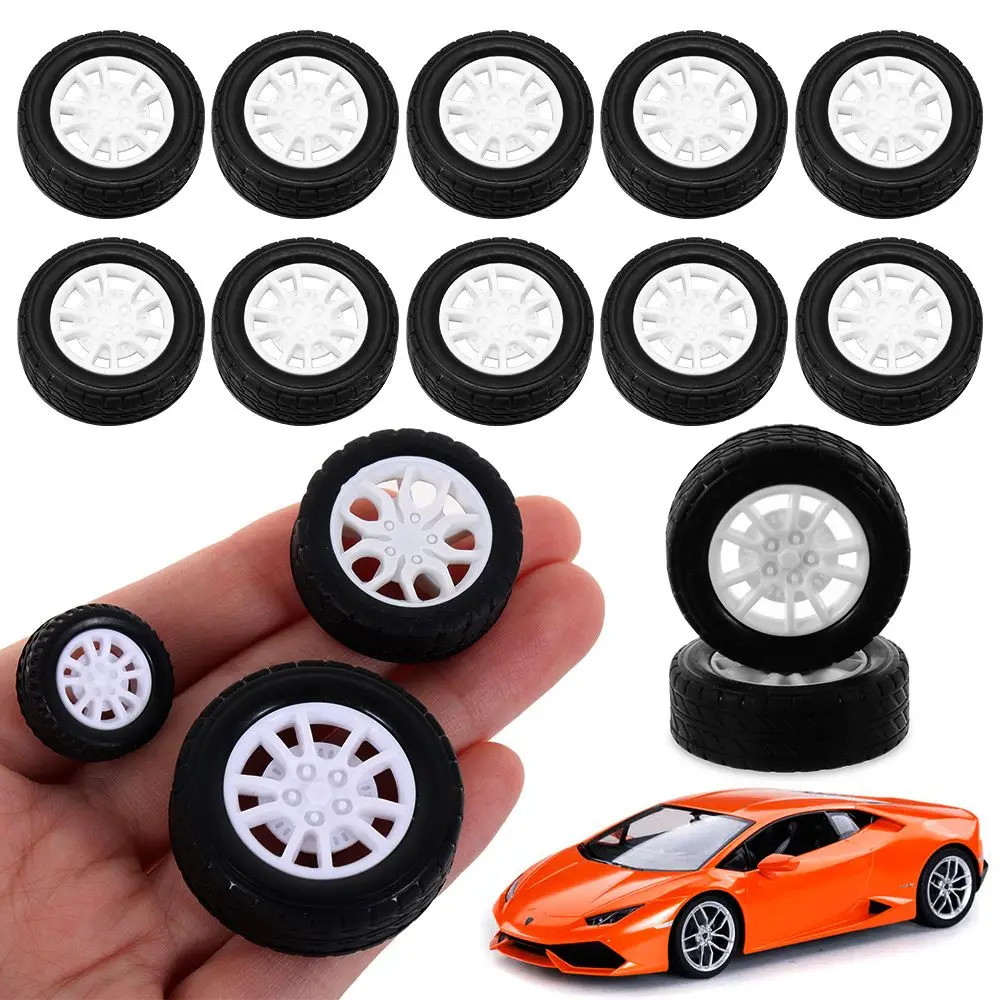 Gift Toy Accessories Children Toys Robot DIY Upgrade Wheels Spare Parts Wheel Hubs Rubber Tires