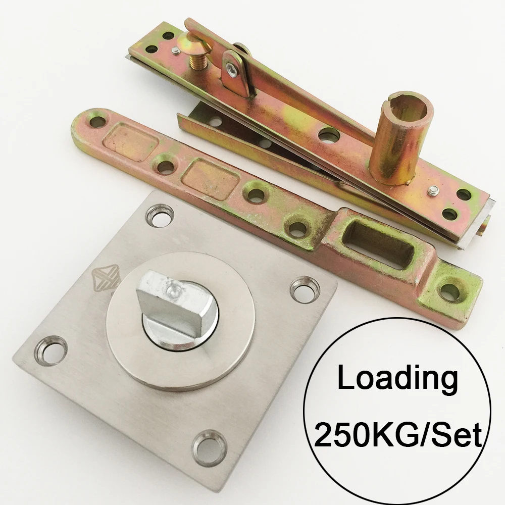 

Heavy Door Pivot Hinges 360° Rotary Invisible Hidden Door Hinges Install Up and Down Loading 250KG/Set