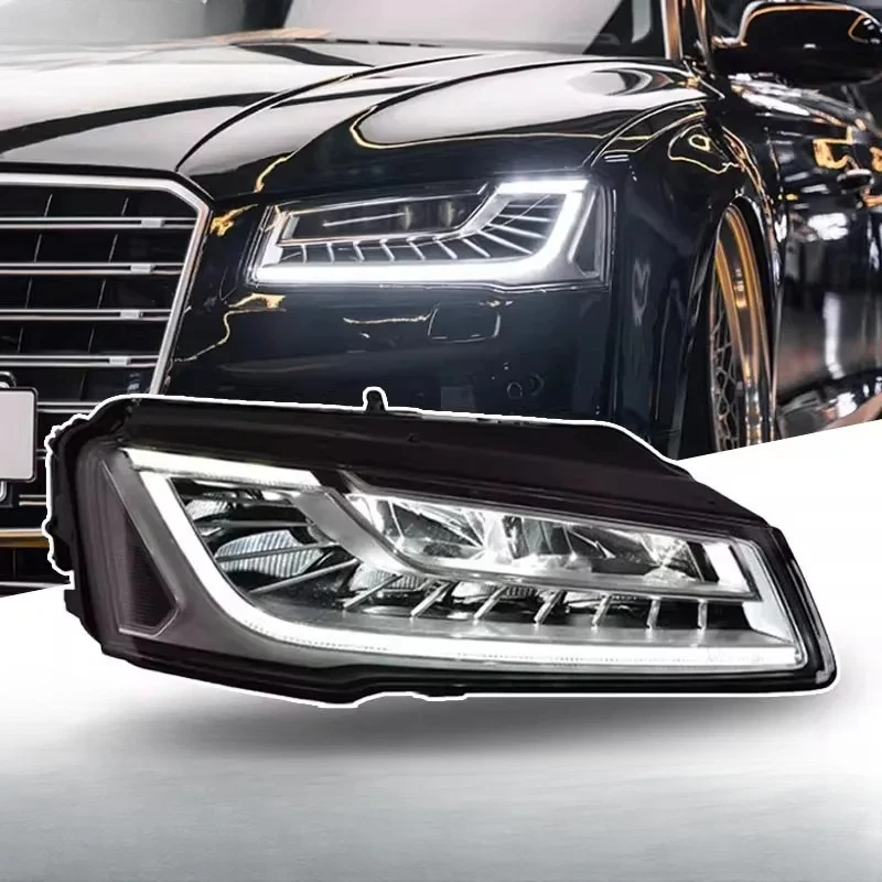 

Car Headlight for A8 11-13 modified Led Matrix Front light Daytime Running lamp Turn signal