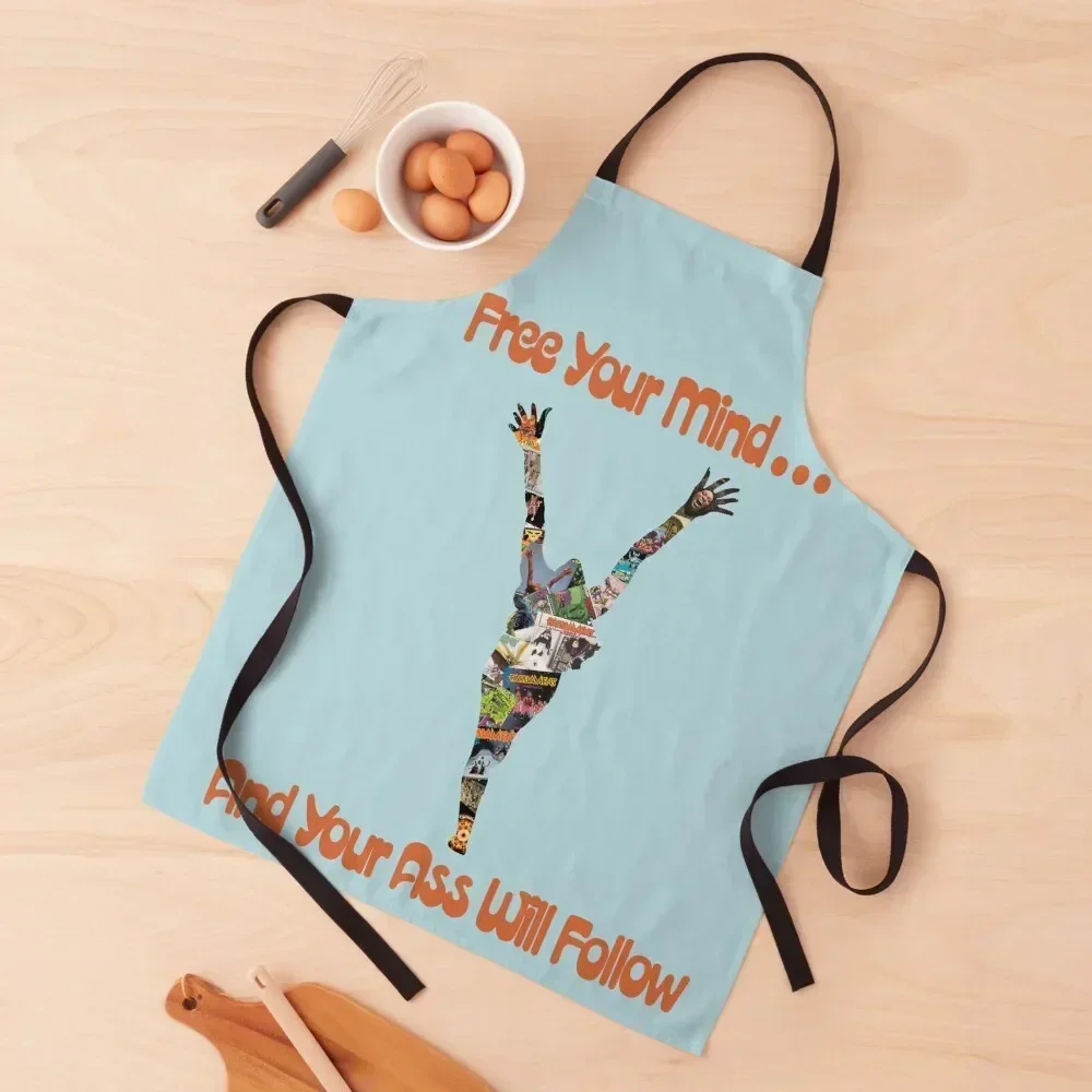 

Parliament Funkadelic Album Cover Collage Apron Kitchen And Household Goods custom women's kitchen Cute Kitchen Apron