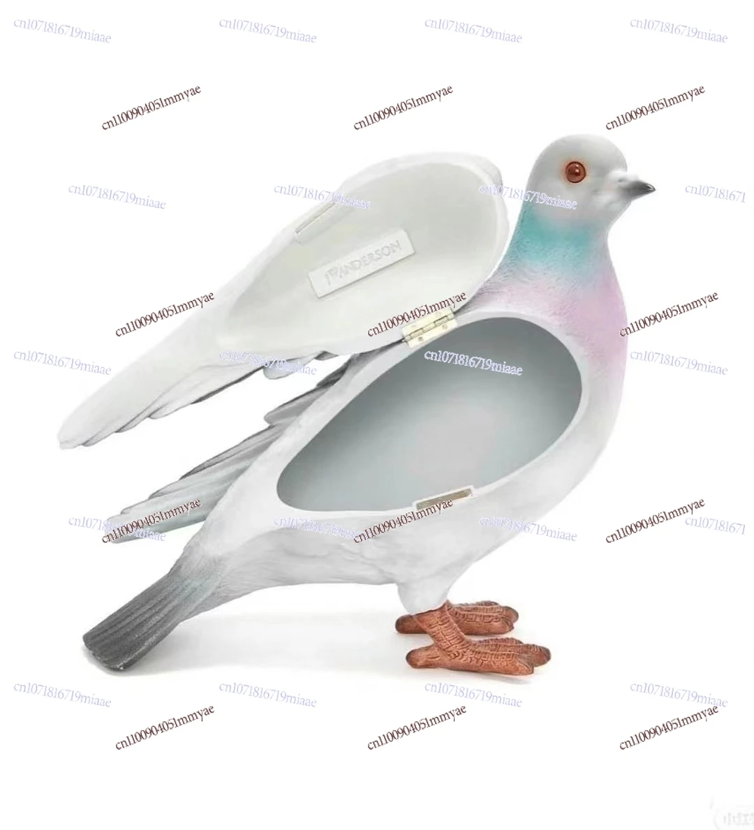 

Pigeon Clutch, Pigeon Bag Creative Bag Coin Purse White