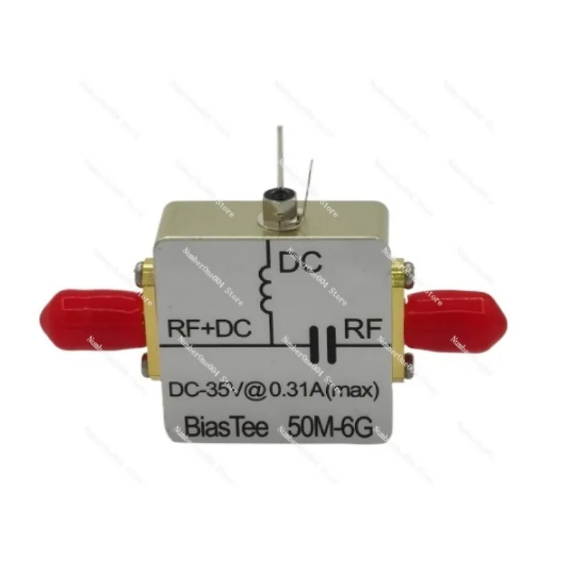 

For RF Feed Box/Biaser Communication DC Block Coaxial Feed RF Block 50M-6GHz Low Insertion Loss