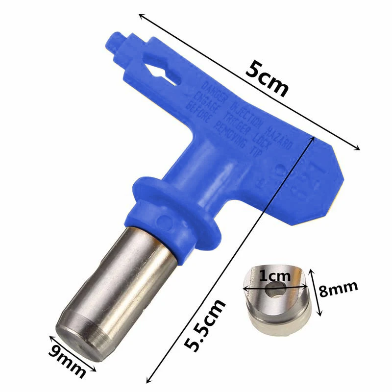 Airless Paint Nozzles Set Reversible Spray Tips Airless Paint Sprayer Nozzle Tips Spraying Machine Parts Spray Gun Power Tools