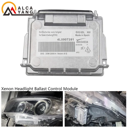 Nuevo Balastro de faro 6G D1S para unidad de Control HID Control de balasto de faro de xenón 63117180050   Para BMW Serie 1 2007-2010