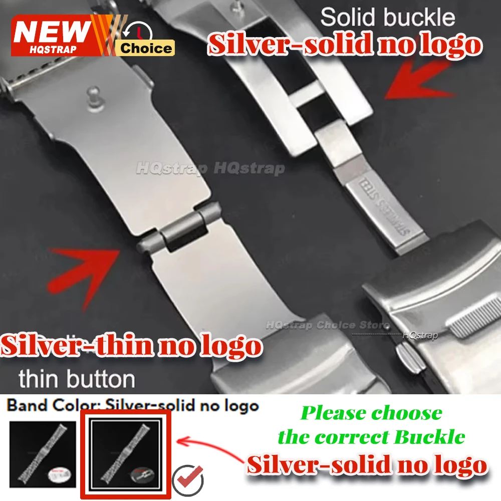 For Seiko Watch Band 22mm 20mm 18mm Strap for Jubilee Replacement Bracelet Curved End Stainless Steel Watchband Accessories