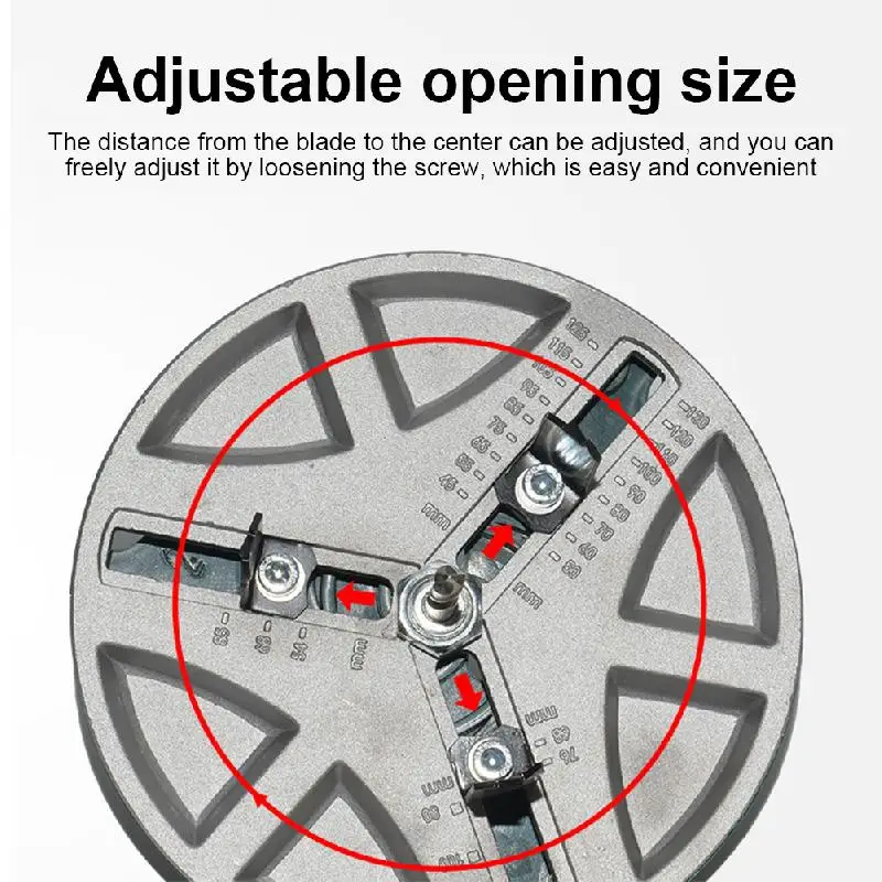 New Adjustable Multifunctional Universal Hole Opener Diameter Woodworking Hole Adjustable Opener Diameter Hole Saw 45mm-130mm