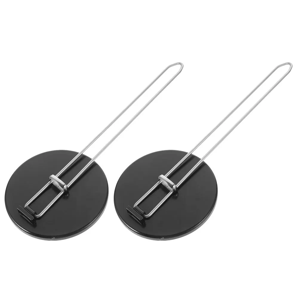 

2Pcs Vertical Cup Lid Storage Rack Sturdy Space-Saving Tumbler Lid Organizer Stable Desktop Stand for Home Kitchen