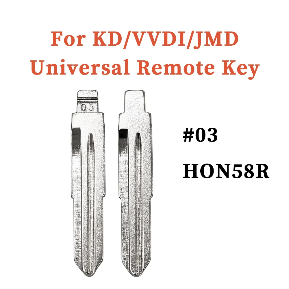 

Универсальный необработанный заготовочный ключ-флип для замены # 03 HON58R для KeyDiy VVDI JMD, головка автомобильного ключа-пульта для Opel, Honda, Isuzu, Acura