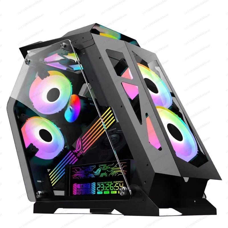 

Самый популярный чехол для игрового компьютера Mid Tower, настольный RGB-компьютерный шкаф M-ATX/MINI-ITX, чехлы для ПК для игр